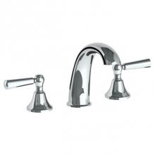 Watermark 313-8-WW-PC - Deck Mounted 3 Hole Bath Set