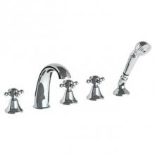 Watermark 313-8.1-AX-PC - Deck Mounted 5 Hole Bath Set