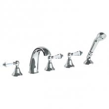 Watermark 313-8.1-SW-PC - Deck Mounted 5 Hole Bath Set