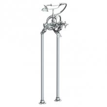 Watermark 313-8.3-AX-PC - Floor Standing Bath Set with Hand Shower