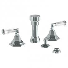 Watermark 314-4-CRY4-PC - Deck Mounted 4-Hole Bidet