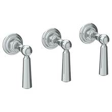 Watermark 321-WTR3-S1A-WH - Wall Mounted 3-Valve Shower Trim