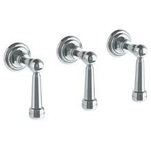 Watermark 321-WTR3-S2-GP - Wall Mounted 3-Valve Shower Trim