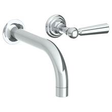 Watermark 34-1.2-S1A-GP - Wall Mounted 2 Hole Lavatory Set with 7 1/2'' CTC Spout