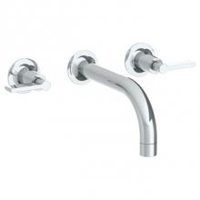 Watermark 34-2.2-DD2-PC - Wall Mounted 3 Hole Lavatory Set with 7 1/2'' CTC Spout