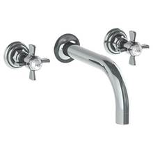 Watermark 34-2.2-S1-PC - Wall Mounted 3 Hole Lavatory Set with 7 1/2'' CTC Spout