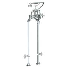 Watermark 34-8.3STP-DD3-PC - Floor Standing Bath Set with Hand Shower and Shut-Off Valves