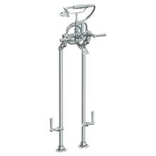Watermark 34-8.3STP-S1A-PC - Floor Standing Bath Set with Hand Shower and Shut-Off Valves