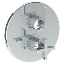 Watermark 34-T20-DD2-WH - Wall Mounted Thermostatic Shower Trim with built-in control, 7 1/2''