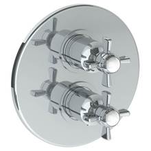 Watermark 34-T20-S1-WH - Wall Mounted Thermostatic Shower Trim with built-in control, 7 1/2''