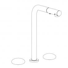 Watermark 36-7PG2-MM-PC - Deck Mounted 3 Hole Gooseneck Top Kitchen Faucet with Pull Down Spray