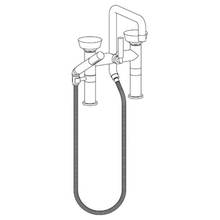 Watermark 36-8.26.2-HO-PC - Deck Mounted Square Exposed Bath Set with Hand Shower