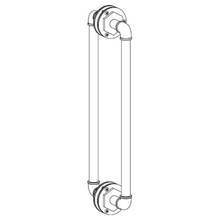 Watermark 38-0.1A-DDP-PC - Elan Vital 24'' Double Shower Door Pull / Glass Mount Towel Bar