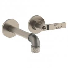 Watermark 38-1.2-L-EV4-PC - Wall Mounted 2 Hole Lavatory Set with 6.5'' Spout