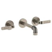 Watermark 38-2.2-L-EV4-PC - Wall Mounted 3 Hole Lavatory Set with 6.5'' spout