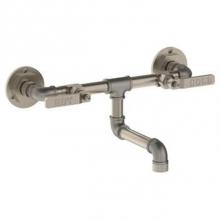 Watermark 38-2.4-EV4-PC - Wall Mounted Bridge Lavatory set