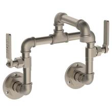 Watermark 38-2.25-C-K-U-EV4-PC - Wall Mounted Bridge Lavatory Set with 5.5'' Spout