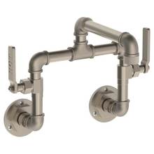 Watermark 38-2.25-C-M-U-EV4-PC - Wall Mounted Bridge Lavatory Set with 7.5'' Spout