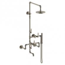 Watermark 38-3.91T-EV4-PC - Wall Mounted Exposed Thermostatic Tub/ Shower With Hand Shower Set