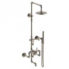 Watermark 38-3.91T.1-EV4-PC - Wall Mounted Exposed Thermostatic Tub/ Shower With Hand Shower Set And Diverter