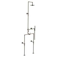 Watermark 38-6.71FLT.1-EV4-PC - Floor Mounted Exposed Thermostatic Shower With Hand Shower Set And Diverter
