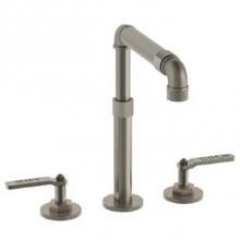 Watermark 38-7-EV4- UPB - Deck Mounted 3 Hole Telescopic Kitchen Set