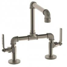 Watermark 38-7.5-___-EV4-UPB - Deck Mounted Bridge Kitchen Faucet
