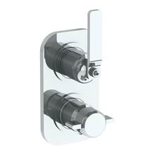 Watermark 38-T25-EV4-PC - Wall Mounted Mini Thermostatic Shower Trim with built-in control, 3 1/2''