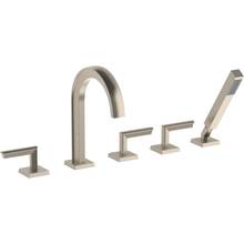 Watermark 64-8.1-BR4-SN - Deck Mounted 5 Hole Bath Set