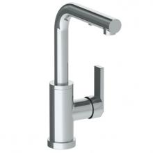 Watermark 71-9.3P1-LLD4-PC - Deck Mounted 1 Hole Square Top Prep Faucet with Pull Out Spray