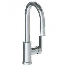 Watermark 71-9.3PG2-LLD4-PC - Deck Mounted 1 Hole Gooseneck Prep Faucet with Pull Down Spray