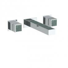 Watermark 97-2.2-J6-PC - Wall Mounted 3 Hole Lavatory Set with 7 1/8'' CTC Spout