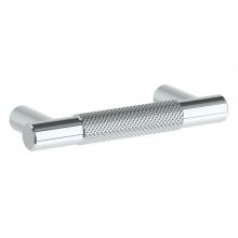 Watermark KB-25.3P-PC - 3'' CTC Cabinet Pull - Diamond Knurled
