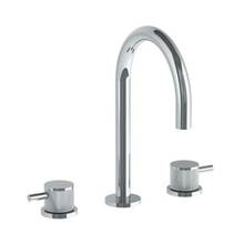 Watermark 22-2-TIC-PC - Deck Mounted 3 Hole Gooseneck Lavatory Set