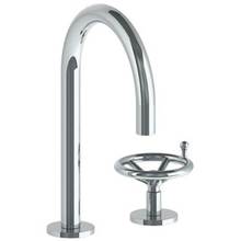 Watermark 31-1.3G-BKA1-PC - Deck Mounted 2 Hole Gooseneck Spout Lavatory Set