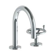 Watermark 31-1.3GS-BKA1-PC - Deck Mounted 2 Hole Gooseneck Lavatory Set