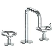 Watermark 31-2.1-BKA1-PC - Deck Mounted 3 Hole Extended Spout Lavatory Set