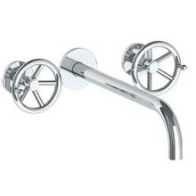 Watermark 31-2.2L-BKA1-PC - Wall Mounted 3 Hole Lavatory Set with 11 7/8'' Spout