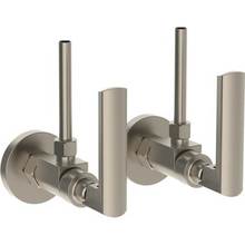 Watermark 64-MAS1-BR4-SN - Lavatory Angle Stop Kit -1/2'' Compression x 3/8'' OD Compression