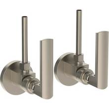 Watermark 64-MAS2-BR4-SN - Lavatory Angle Stop Kit -1/2'' IPS x 3/8'' OD Compression