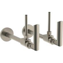 Watermark 64-MAS3-BR4-SN - Lavatory Angle Stop Kit -1/2'' Sweat x 3/8'' OD Compression