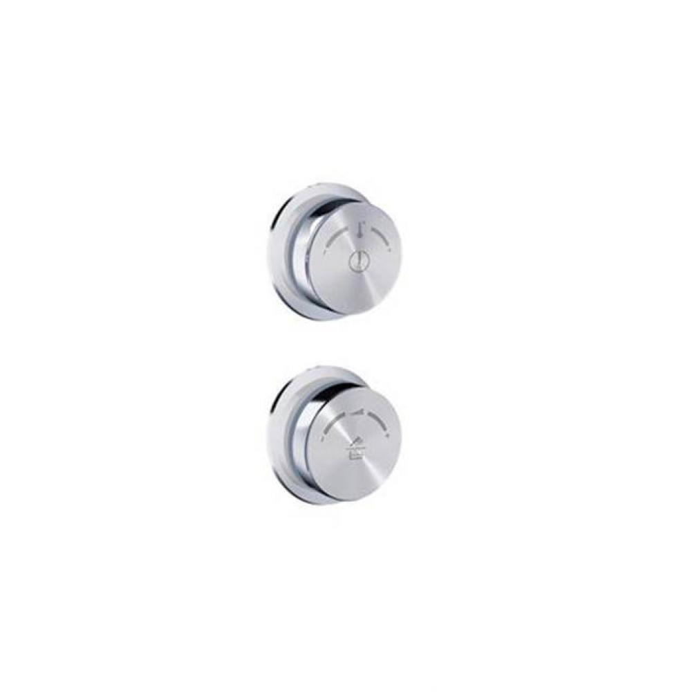 DUO 1 wall-mount control wheel kit (handshower/tubfiller icons)