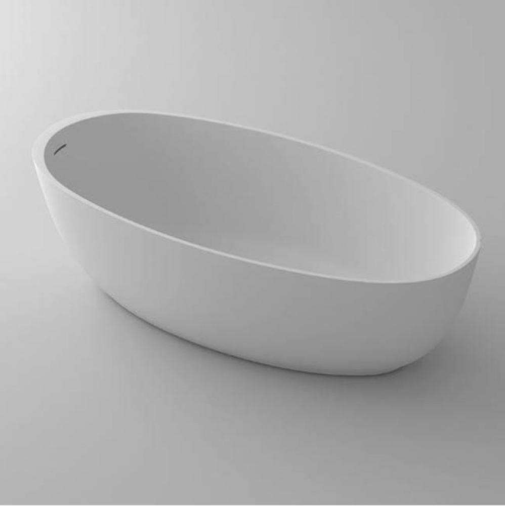 azure•4 blu•stone™ freestanding oval tub; 67''L x 31 1/2''W x 19 3/4&apo