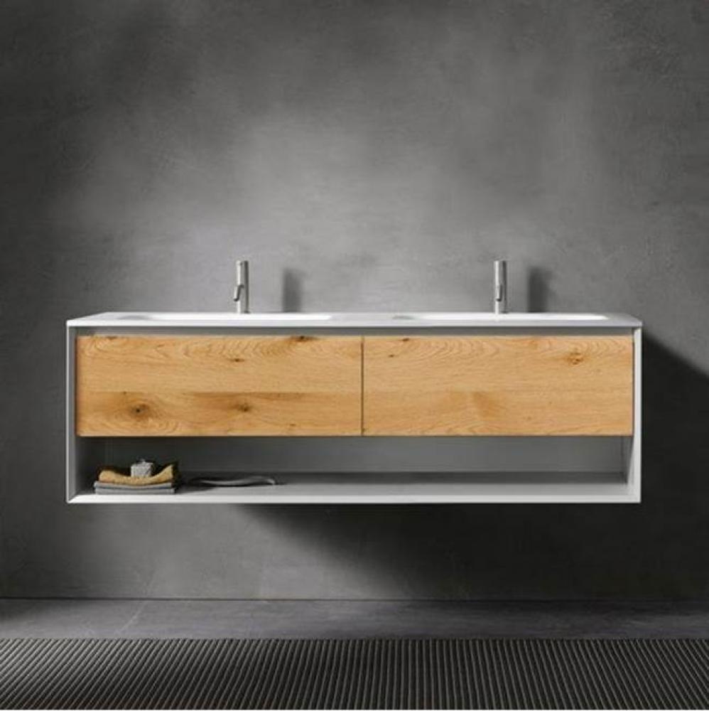 45-Degree collection UP V2 wall vanity