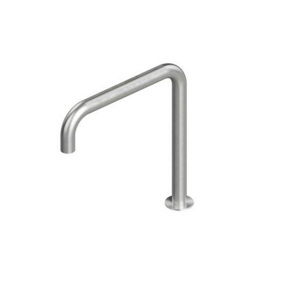 Deck mount swiveling spout; Ø1-3/4'' x 10''H; AS