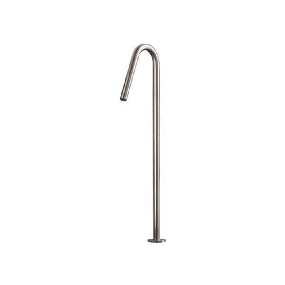 Deck mount swan-neck basin spout; 19''/480mm H; AS