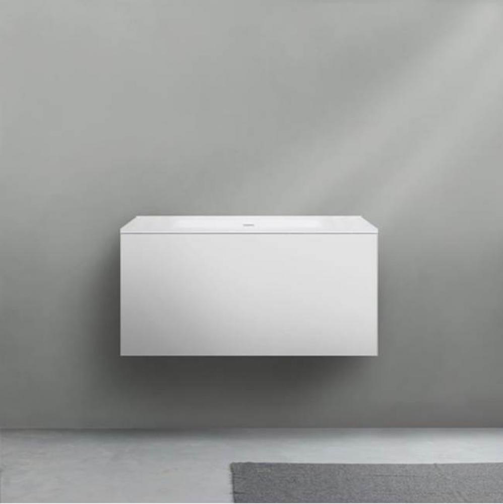 56 collection 900 FULL V1 wall vanity; 35 1/2''W x 19''H x 20''D; Bi