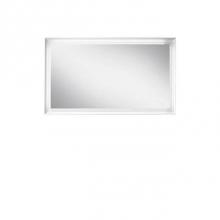 Blu Bathworks F45M1-1200-01M - 45-Degree & Fenix collection 1200 mirror w/LED lighting; 47 1/4''W x 27 1/2'&ap