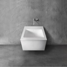 Blu Bathworks SA0600.01-06M - series 600 blu•stone™ integrated basin vanity top, 1/2'' thick; 23 3/4''W