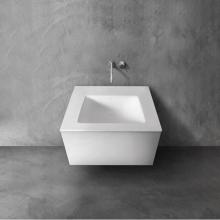 Blu Bathworks SA0700.01-09M - series 700 blu•stone™ integrated basin vanity top, 1/2'' thick; 27 3/4''W